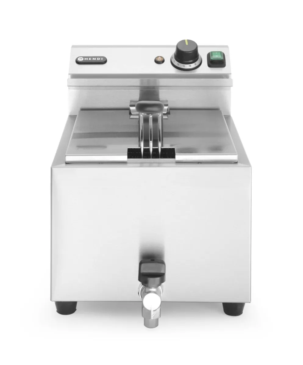 HENDI Friteuse Profi Line mit Ablasshahn 8L 3,5kW
