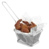 HENDI Frittierkorb stapelbar Edelstahl 130x110x80 mm