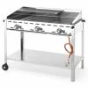 HENDI Gas Grillsystem Green Fire 3 Brenner Profi Line, 17.4kW