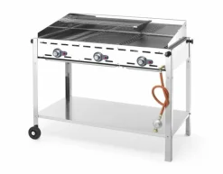 HENDI Gas Grillsystem Green Fire 3 Brenner Profi Line, 17.4kW