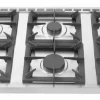 HENDI Gasherd 6 Brenner mit offenem Unterbau, 28,5kW