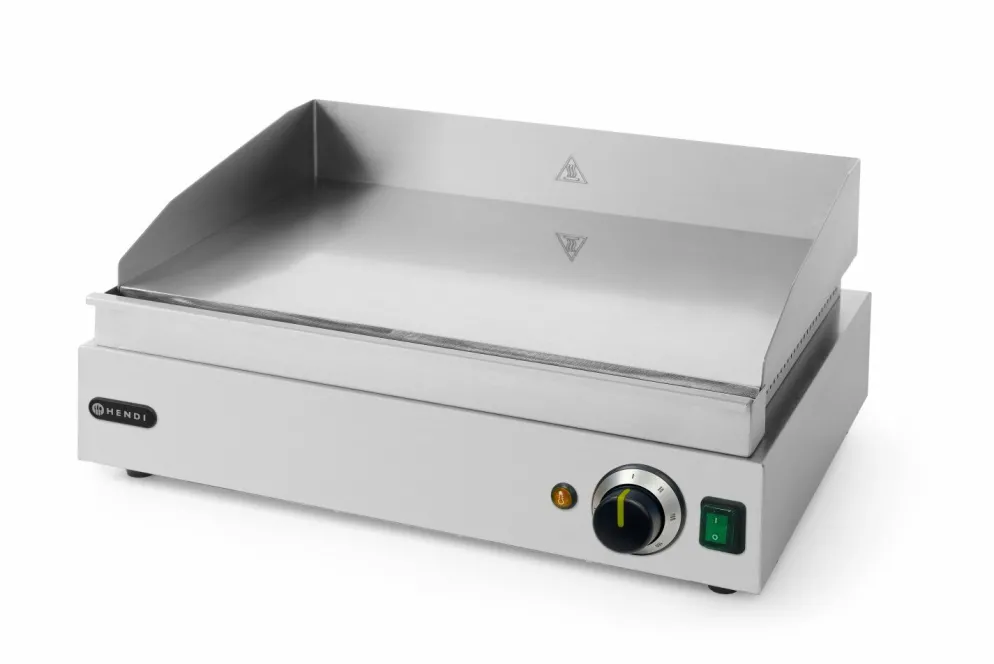 HENDI Grillplatte Profi Line Glatt 518x328mm, 2400W