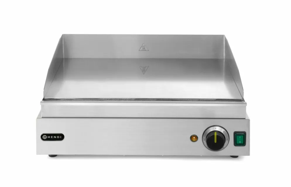 HENDI Grillplatte Profi Line Glatt 518x328mm, 2400W