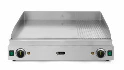 HENDI Grillplatte Profi Line 2/3 Glatt 1/3 Gerillt, 3500W