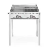 HENDI Grillsystem Green Fire, 2 Brenner 11,6kW, Abtropfblech GN 2/1