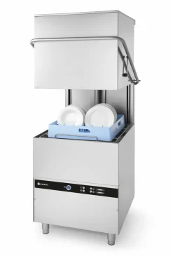 HENDI Haubenspülmaschine K1500, Korb 50c50cm, Dosierpumpen
