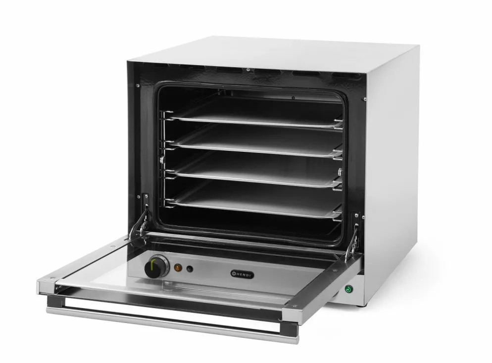 HENDI Heissluftofen mit Beschwadung H90S, 4 Bleche 436x315mm, 2670W