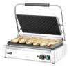 HENDI Kontakt-Grill Panini XL gerillt, 548x415x210mm
