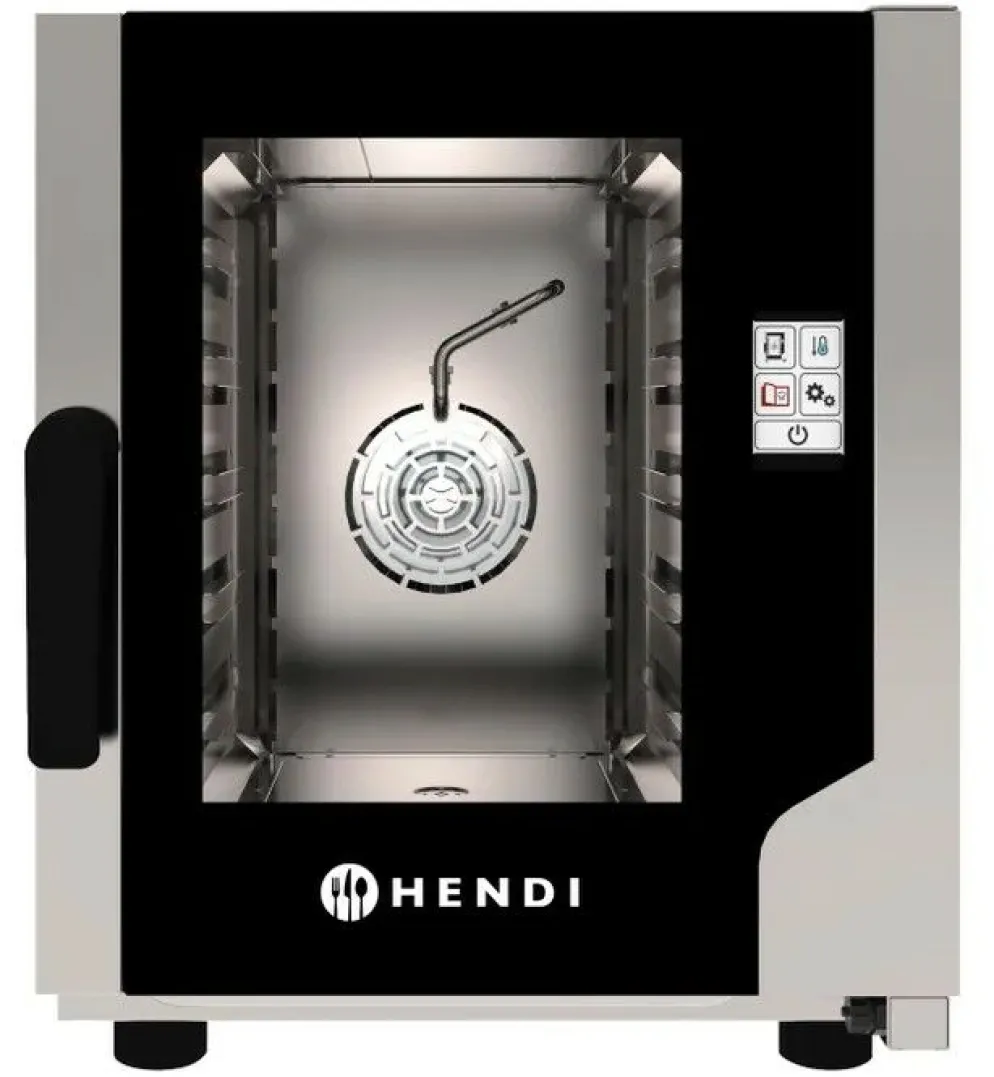 HENDI Konvektionsdampfgarer SNACK 5x GN 2/3, Touchscreen