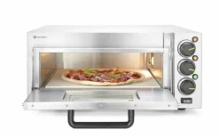 HENDI Pizzaofen kompakt mit Timer, Backkammer 415×400mm