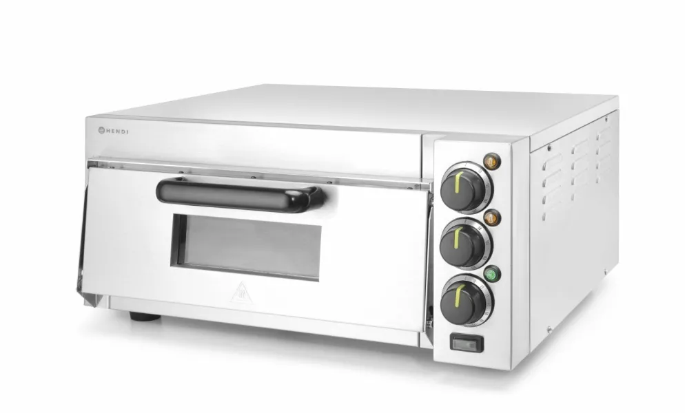 HENDI Pizzaofen kompakt mit Timer, Backkammer 415×400mm