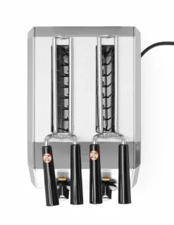 HENDI Sandwichtoaster Edelstahl 2-teilig, Timer
