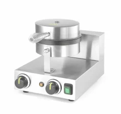 HENDI Waffeleisen rund ø 190 mm, bis zu 20 Waffeln/ Std.