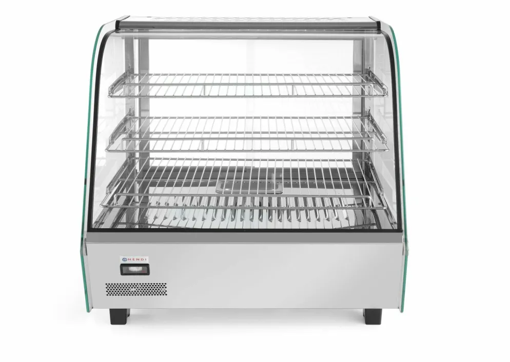 HENDI Warmhaltevitrine 3 Auslagen 120 LIter, 1100W