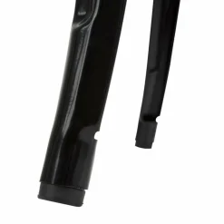 HOLLI ST-BL Bistro Bartisch mit Holzplatte schwarz