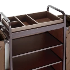 Hotel Zimmerservicewagen HEIDI, 146x50x120cm, 2 x 70 Liter