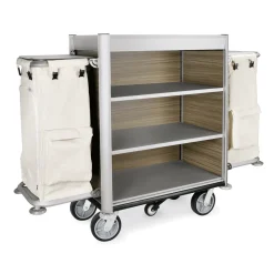 Hotel Zimmerservicewagen HEIDI, 2 Wäschesäcke, 2x 65 Liter