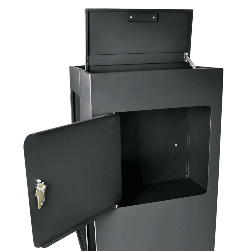 Hotel Zimmerservicewagen HEIDI, schwarz 93x50,5x117cm