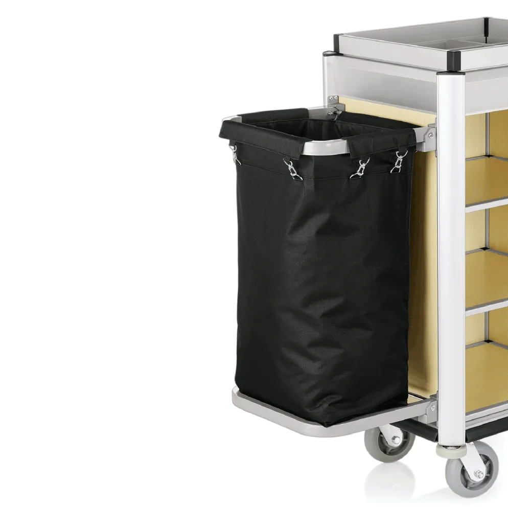 Hotel Zimmerservicewagen Isabella, helle Holzoptik 95x54x116cm