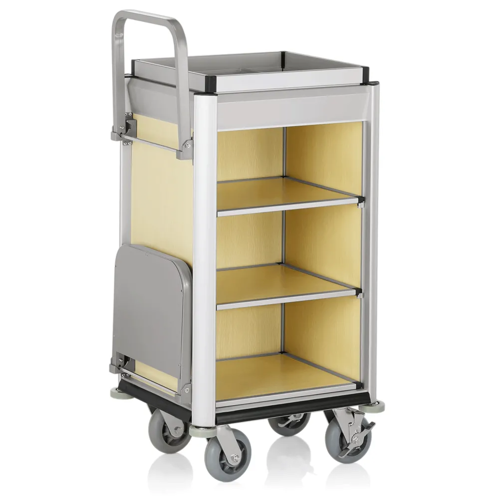Hotel Zimmerservicewagen Isabella, helle Holzoptik 95x54x116cm