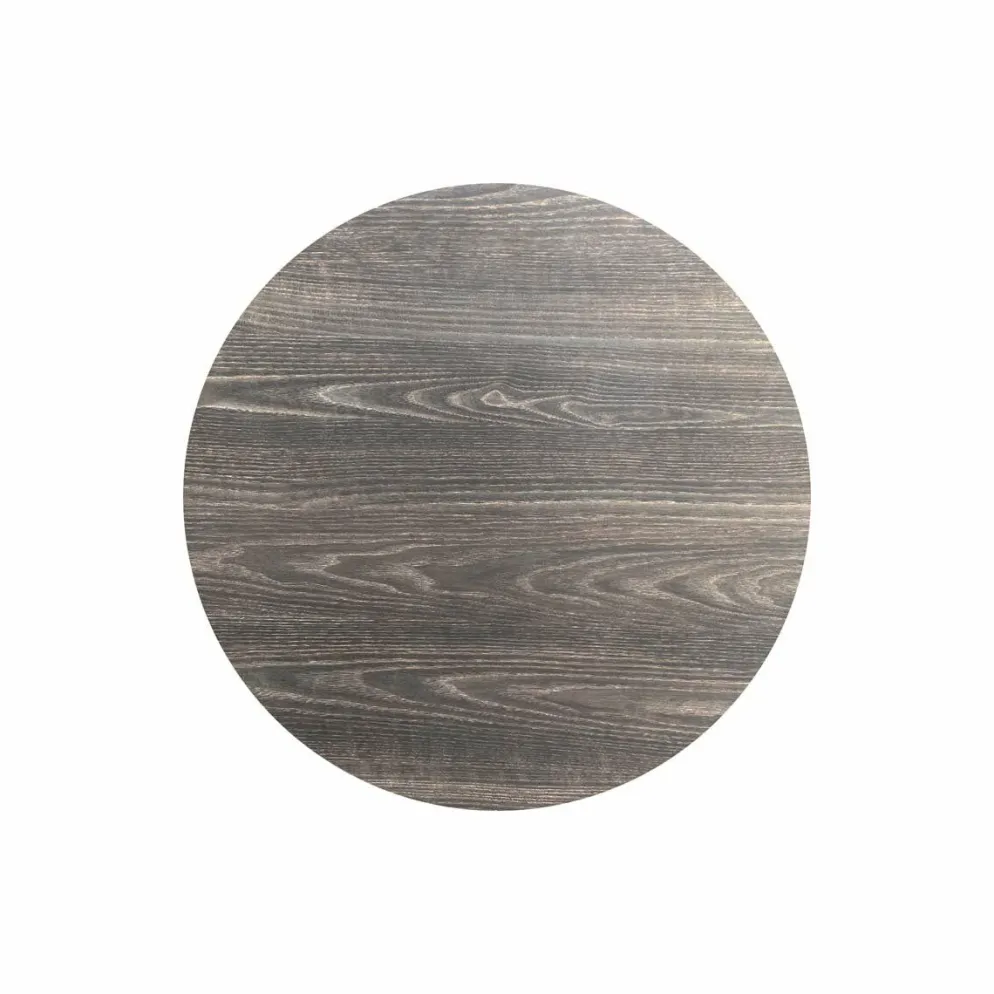 HPL Tischplatte Riverwashed Wood Ø70cm