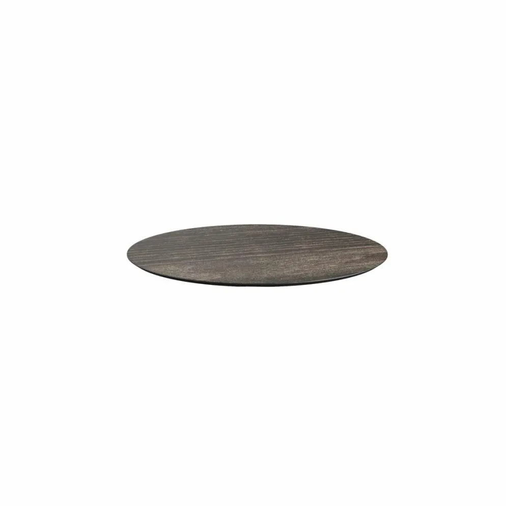 HPL Tischplatte Riverwashed Wood Ø70cm