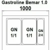 IGLOO Bainmarie Buffetwagen ML17 Gastroline Open 1.0, Länge 1000mm