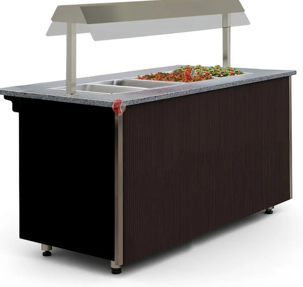 IGLOO Bainmarie Buffetwagen ML17 Gastroline Open 1.5, Länge 1500mm