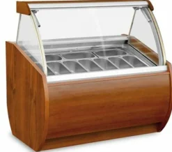 IGLOO Eistheke Eisvitrine Aruba 2/1.0 für 7 Behälter, Breite 1070mm