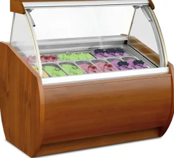 IGLOO Eistheke Eisvitrine Aruba 2/1.0 für 7 Behälter, Breite 1070mm