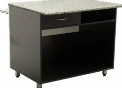 IGLOO Gastroline Kassentisch schwarz, 1000x800x850 mm