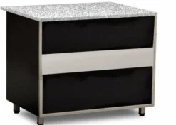 IGLOO Gastroline Kassentisch schwarz, 600x800x850 mm
