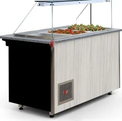 IGLOO Gastroline Kühltheke Salattheke ML07, Länge 1000mm