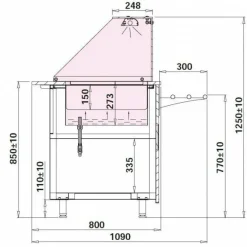 IGLOO Gastroline 2.0 Premium ML06 Bainmarie für 5x GN 1/1, Breite 2000mm
