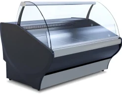 IGLOO Kühltheke Basia Neo 1.56S Night Grey 2, B 1650mm, Stille Kühlung