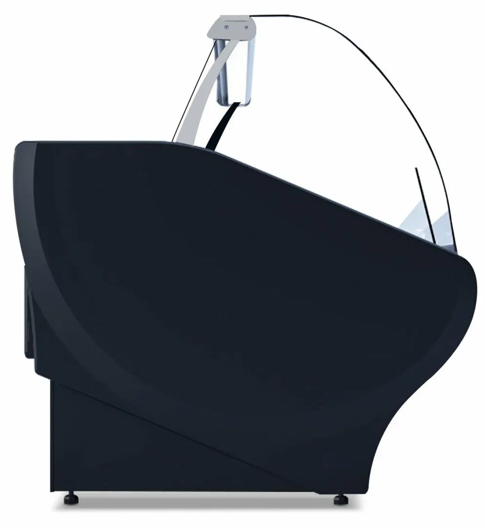 IGLOO Kühltheke Basia Neo 1.56S Night Grey 2, B 1650mm, Stille Kühlung