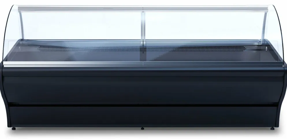 IGLOO Kühltheke Basia Neo 2.50U Dark, B 2580mm, Umluftkühlung