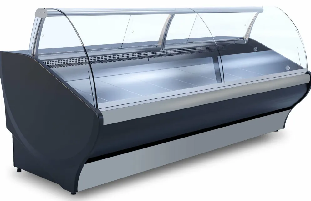 IGLOO Kühltheke Basia Neo 2.50U Night Grey 2, B 2580mm, Umluftkühlung