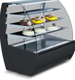 IGLOO Kuchentheke Konditoreitheke KAMELEO 0.9 Dark, Umluft, Breite 1005mm