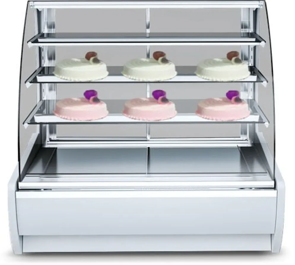 IGLOO Kuchentheke Konditoreitheke KAMELEO 0.9 weiß, Umluft, Breite 1005mm