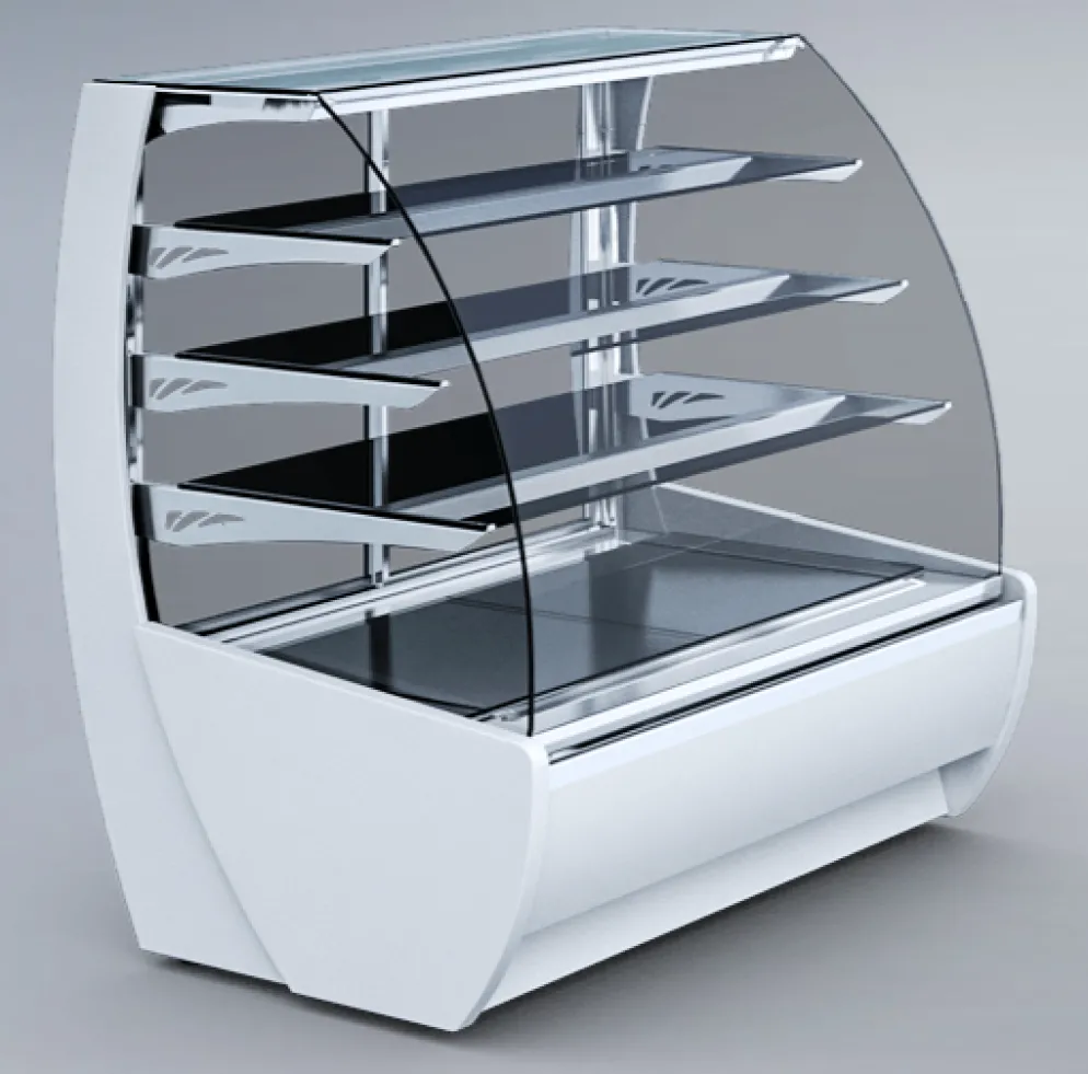IGLOO Kuchentheke Konditoreitheke KAMELEO 0.9 weiß, Umluft, Breite 1005mm