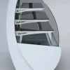 IGLOO Kuchentheke Konditoreitheke KAMELEO 0.6 weiß, Umluft, Breite 705mm