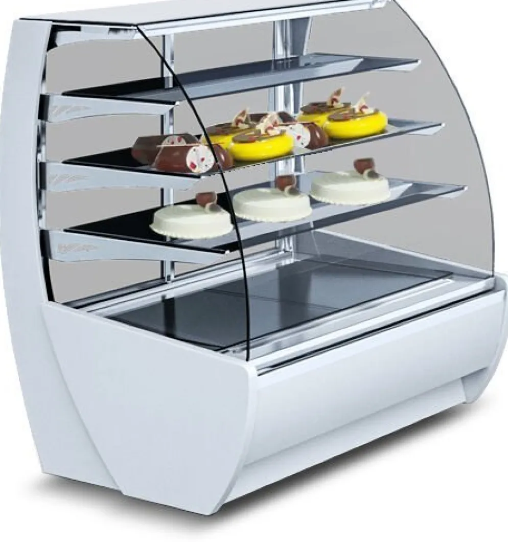 IGLOO Kuchentheke Konditoreitheke KAMELEO 0.6 weiß, Umluft, Breite 705mm