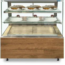 IGLOO Kuchentheke Kuchenvitrine GASTROLINE CUBE 1.3W ML08, Breite 1310mm