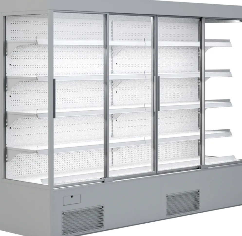 IGLOO Wandkühlregal Variant 257 mit Glasschiebetüren 1,50 kW, 2570 mm