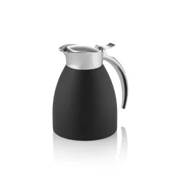 Isolierkanne, 0,3 Liter, Ø 10,5 cm, Höhe 13,5 cm, schwarz, Chromnickelstahl 18/8