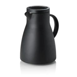Isolierkanne, 0,8 Liter, Ø 14,5 cm, Höhe 22 cm, schwarz, Polypropylen