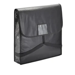 Isoliertasche, für 2 Pizzen, 58 x 58 x 11 cm, schwarz, Kunststoff, Aluminium
