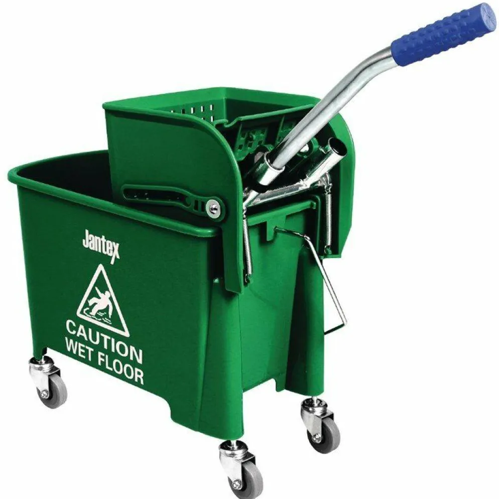 Jantex Moppeimer mit Mopppresse grün 20L