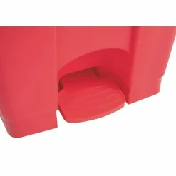 JANTEX Pedal Abfalleimer rot, 45 L